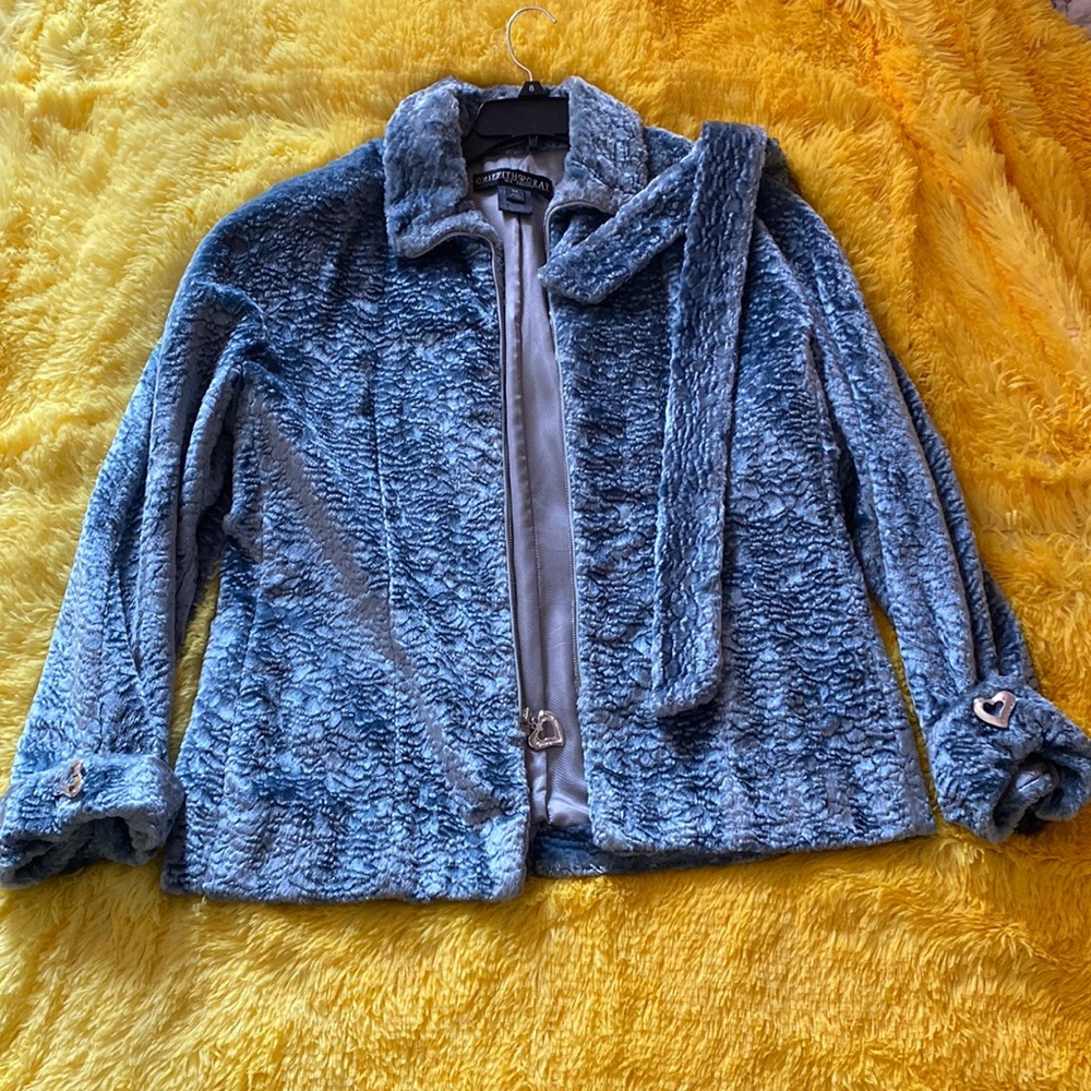 GriffithGray St John Medium Powder Sky Blue Jacket